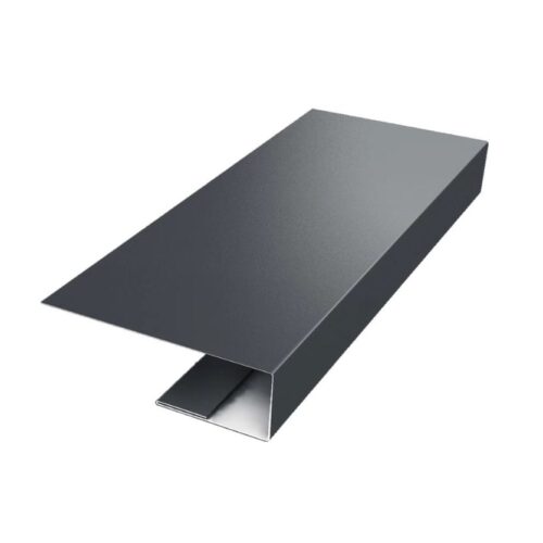 J-профиль металлический Grand Line графитовый серый RAL 7024 2 м